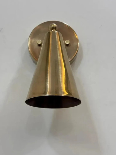 Applique parete cono ottone - da,