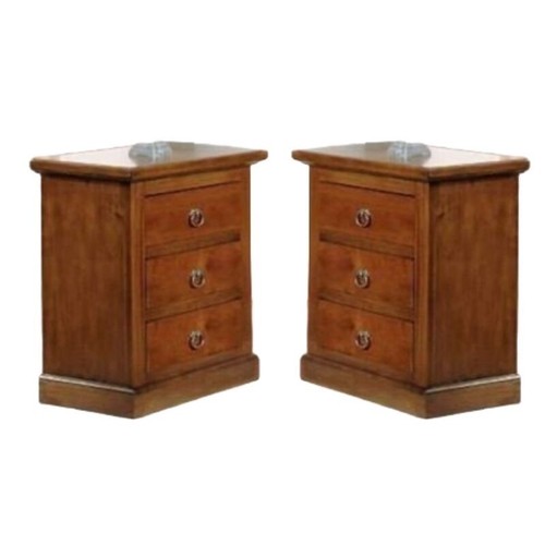 Comodino legno noce scuro - comodino,