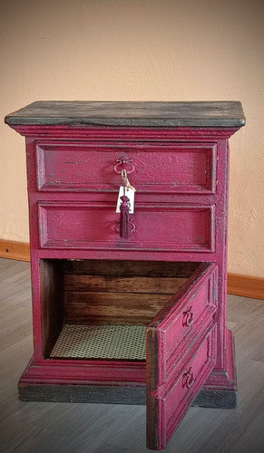 Comodino vintage patina - vintage,