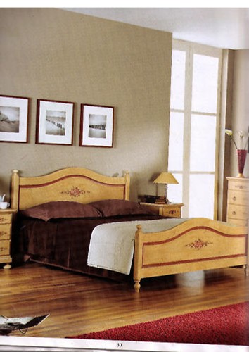 Letto matrimoniale legno - letto,